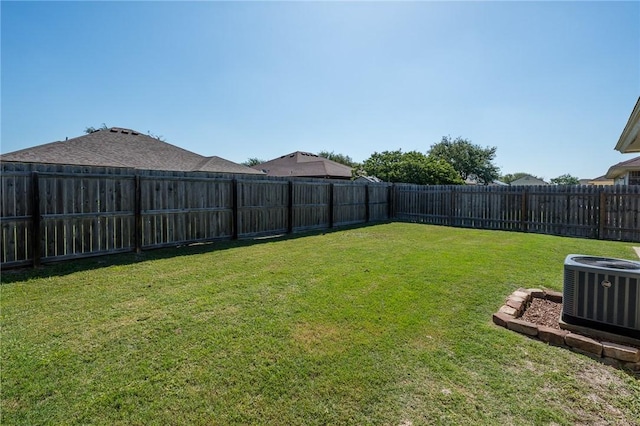 1522 W Nelson Ave, Aransas Pass, TX 78336 - view of yard with central AC unit