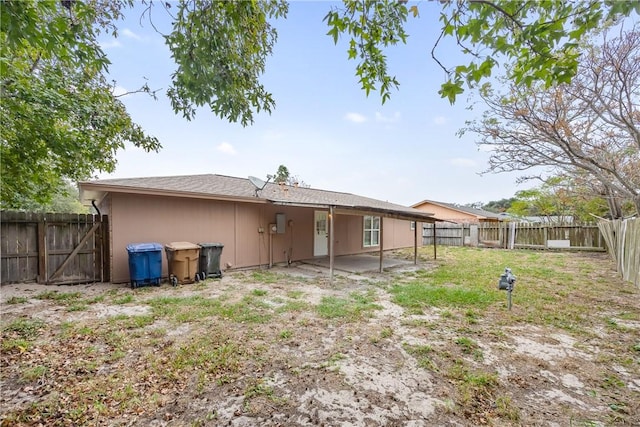 view of rear view of property