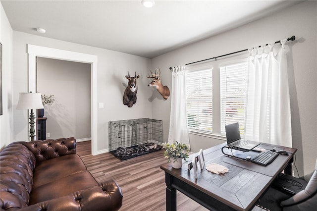 1345 Regents Park, Corpus Christi, TX 78415 - office space with wood finished floors and baseboards