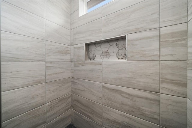 room details featuring tiled shower