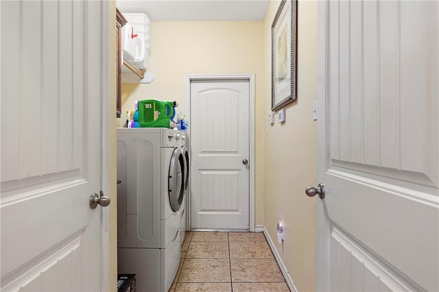 1725 Cliff Maus, Corpus Christi, TX 78416 - laundry room with separate washer and dryer and light tile patterned floors