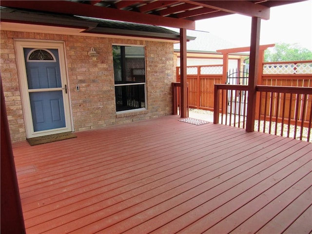 view of deck