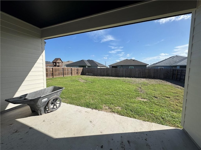 11517 Willowood Creek Dr, Corpus Christi, TX 78410 - fenced backyard featuring a patio