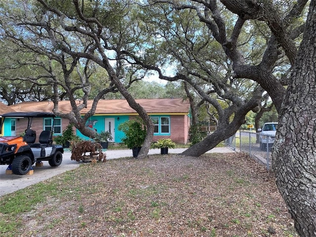 view of ranch-style home