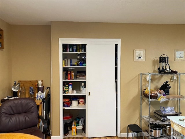 view of pantry