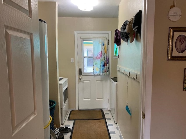 entryway featuring tile patterned floors