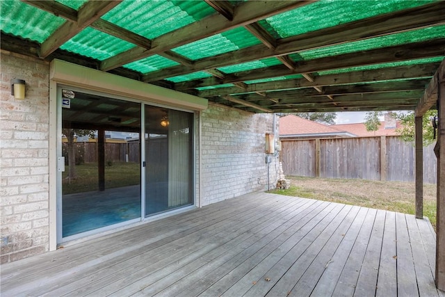 4826 Olympia Dr, Corpus Christi, TX 78413 - view of wooden terrace