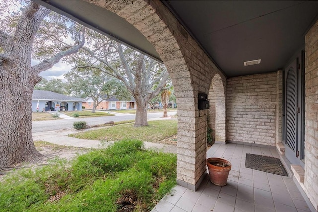 4826 Olympia Dr, Corpus Christi, TX 78413 - view of covered porch