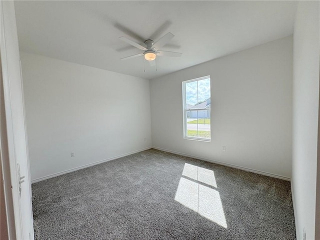 130 Broad Oak Dr, Rockport, TX 78382 - unfurnished room with carpet floors and ceiling fan