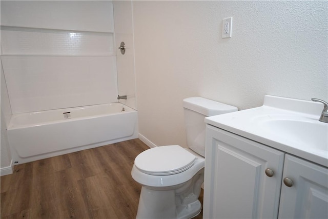 4342 Amherst Dr, Corpus Christi, TX 78412 - full bathroom with vanity, wood finished floors, and  shower combination