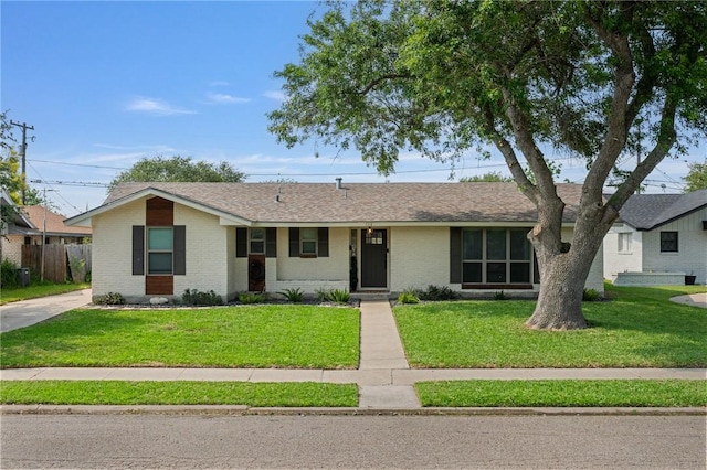 116 Daniel Moore St, Portland, TX 78374 - ranch-style house with brick siding and a shingled roof