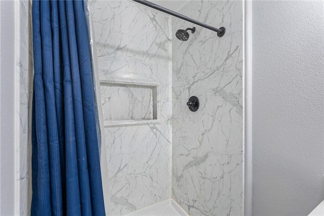 116 Daniel Moore St, Portland, TX 78374 - bathroom with a marble finish shower