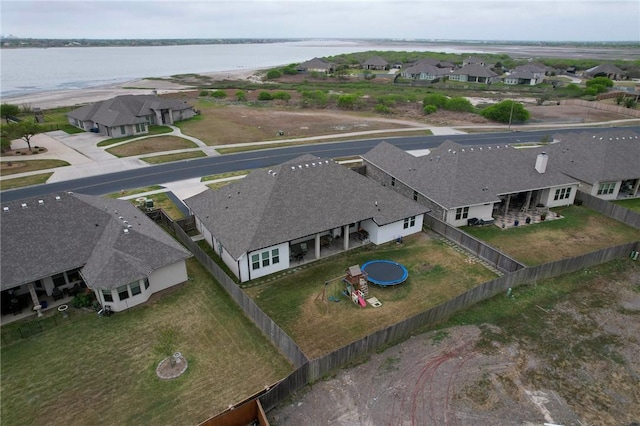 3002 N Oso Pkwy, Corpus Christi, TX 78414 - aerial perspective of suburban area with a large body of water