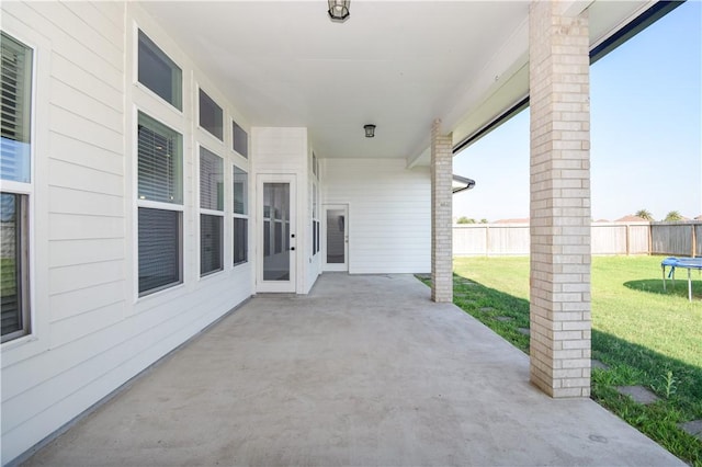 3002 N Oso Pkwy, Corpus Christi, TX 78414 - view of patio featuring a trampoline