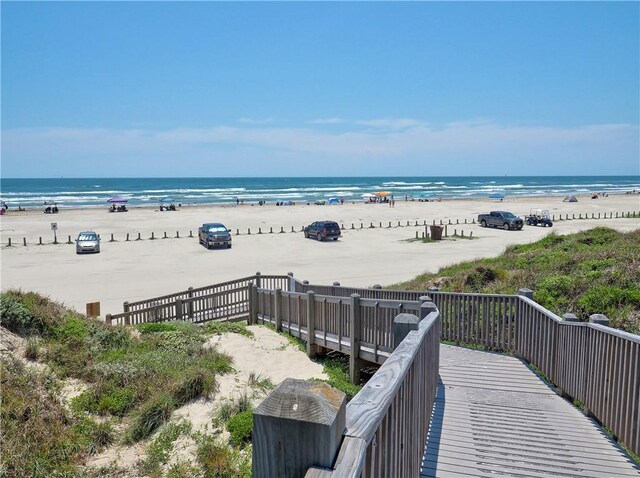 water view featuring a view of the beach