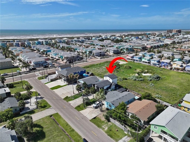 500 Royal Palm Ln, Port Aransas, TX 78373 - aerial view of residential area with a large body of water