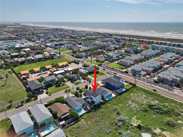 500 Royal Palm Ln, Port Aransas, TX 78373 - view of property location with nearby suburban area and a large body of water