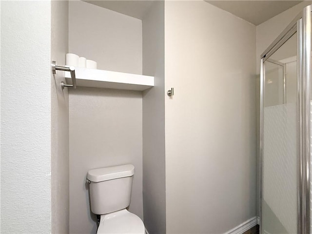1021 Dona Dr, Corpus Christi, TX 78407 - full bathroom with toilet and a shower with door