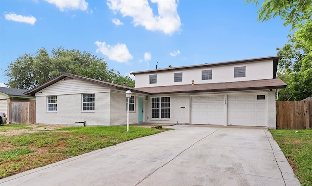 1333 Prince Dr, Corpus Christi, TX 78412 - traditional home with brick siding, concrete driveway, and an attached garage