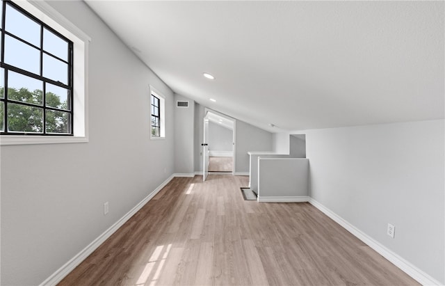 1333 Prince Dr, Corpus Christi, TX 78412 - empty room with light wood-style floors, baseboards, and recessed lighting
