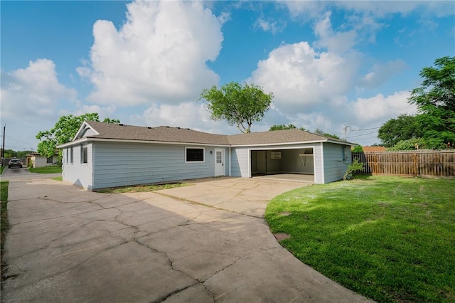 3809 Capri Dr, Corpus Christi, TX 78415 - ranch-style house with concrete driveway and a garage
