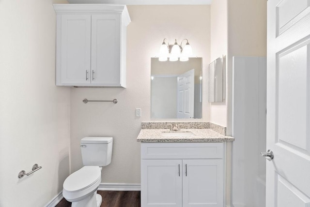 2201 Morris St, Corpus Christi, TX 78405 - bathroom featuring vanity and wood finished floors