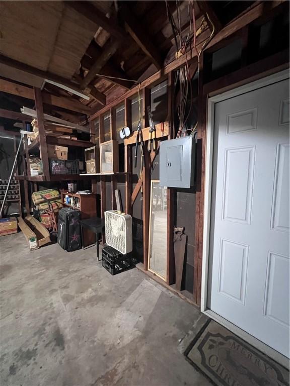 5825 San Saba Dr, Corpus Christi, TX 78407 - below grade area featuring electric panel