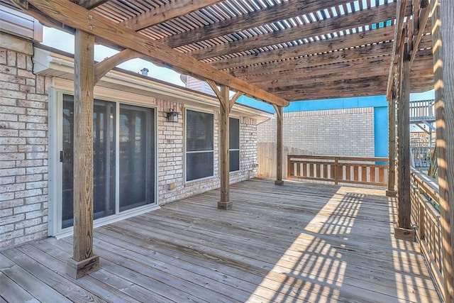 15317 Yardarm Ct, Corpus Christi, TX 78418 - wooden terrace featuring a pergola