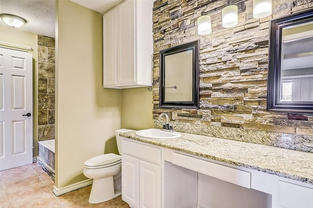 15317 Yardarm Ct, Corpus Christi, TX 78418 - bathroom with vanity and tile patterned floors