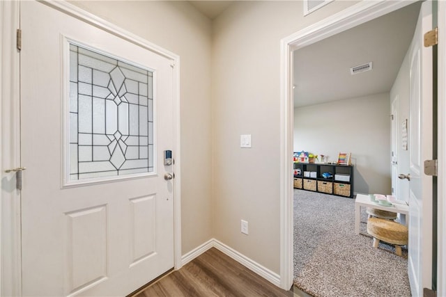 1142 Breebry Dr, Corpus Christi, TX 78415 - entrance foyer featuring baseboards and wood finished floors