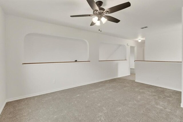 7821 Kingshire Dr, Corpus Christi, TX 78413 - empty room featuring carpet floors and ceiling fan