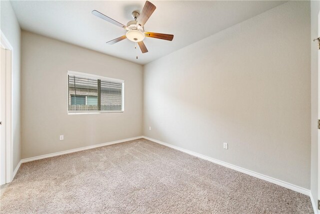 2538 Las Estrellas St, Corpus Christi, TX 78414 - carpeted empty room featuring a ceiling fan and baseboards