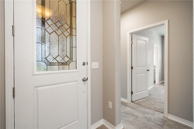 2538 Las Estrellas St, Corpus Christi, TX 78414 - doorway to outside featuring baseboards