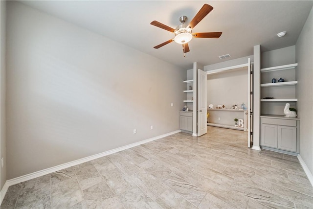 2538 Las Estrellas St, Corpus Christi, TX 78414 - unfurnished bedroom with baseboards and ceiling fan