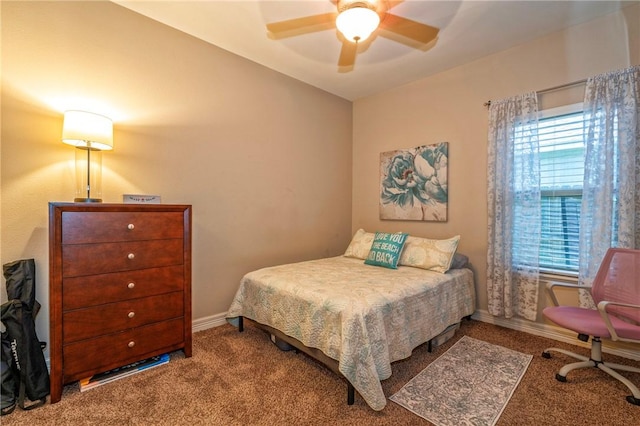 3918 Willow Heights Dr, Corpus Christi, TX 78410 - bedroom with carpet flooring and ceiling fan