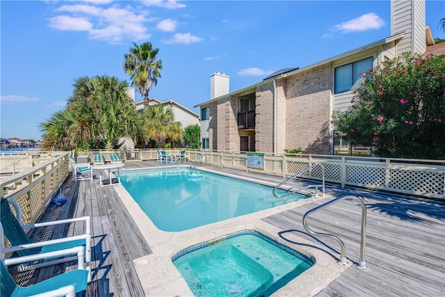 view of swimming pool