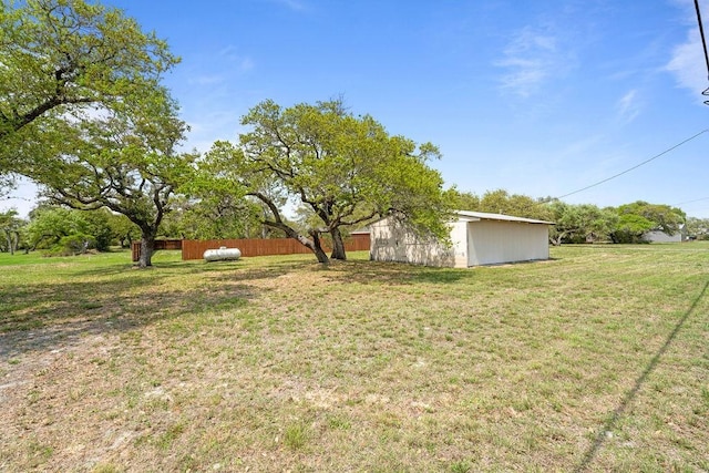 2214 N Mccampbell St, Aransas Pass, TX 78336 - view of yard with an outbuilding