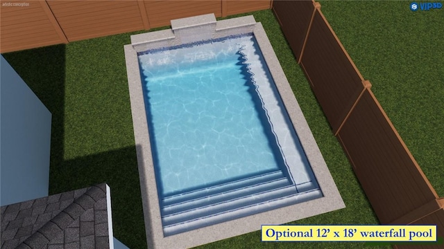 view of pool