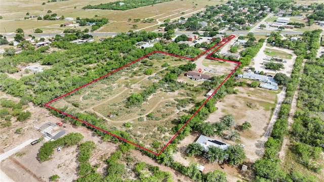 1406 Hwy 72, Three Rivers, TX 78071 - view of rural area with property parcel outlined