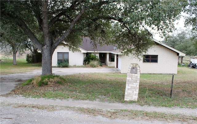 view of front of home