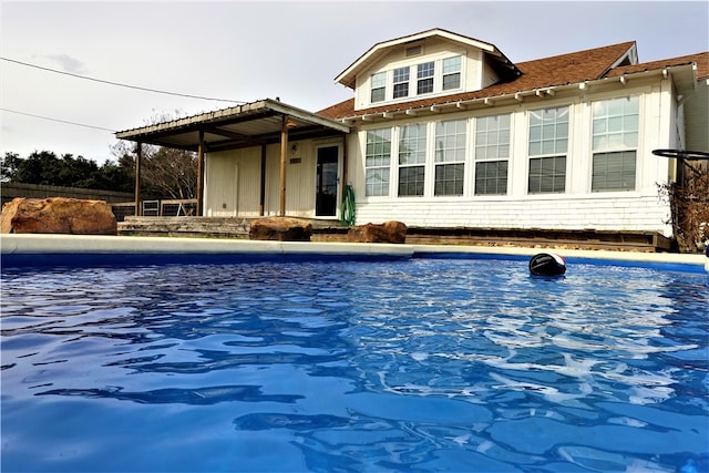 view of pool