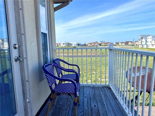 15006 Aruba Dr Unit A, Corpus Christi, TX 78418 - balcony with a residential view