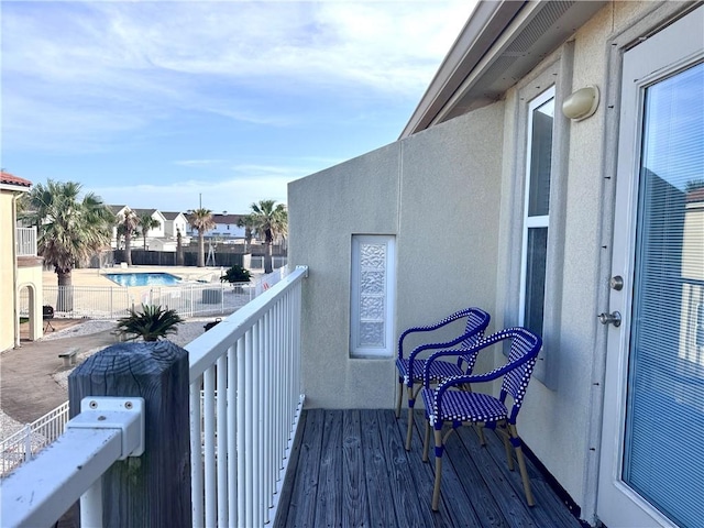15006 Aruba Dr Unit A, Corpus Christi, TX 78418 - balcony with view of pool area