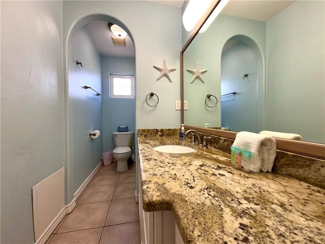 15006 Aruba Dr Unit A, Corpus Christi, TX 78418 - bathroom featuring tile patterned floors and vanity