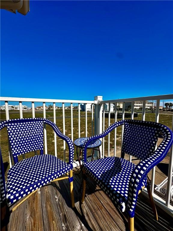 15006 Aruba Dr Unit A, Corpus Christi, TX 78418 - balcony featuring outdoor dining space