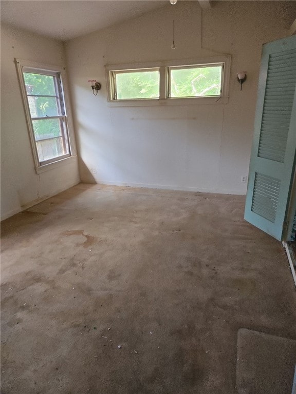 306 S Hall St, Beeville, TX 78102 - unfurnished room with carpet floors and vaulted ceiling