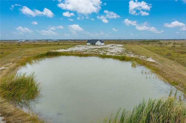 view of water feature featuring a rural view