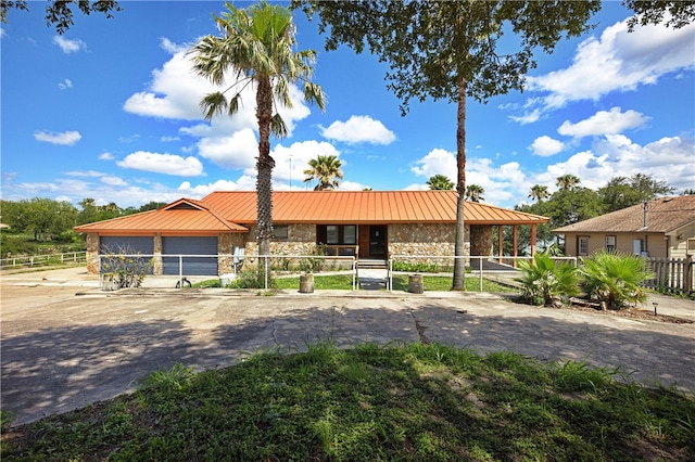 view of ranch-style house