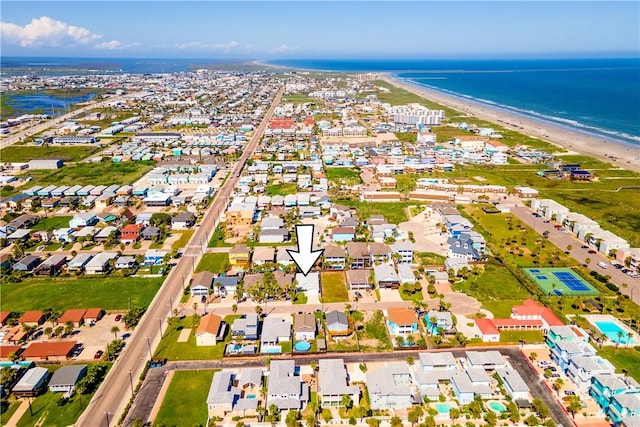 623 Sandkey Dr, Port Aransas, TX 78373 - aerial view of unending shoreline