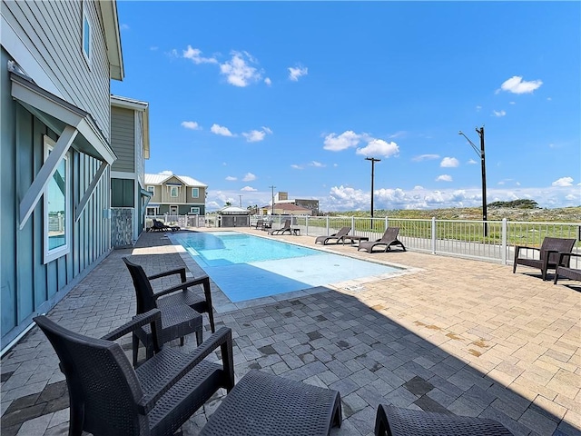 14309 Ridley Way, Corpus Christi, TX 78418 - view of swimming pool with a patio area and fence